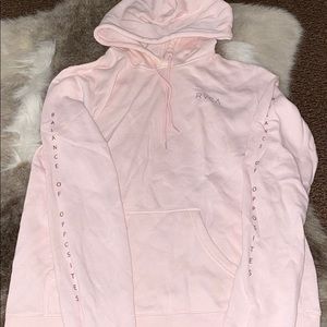 Powder pink RVCA hoodie